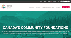 Desktop Screenshot of communityfoundations.ca