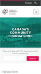 Mobile Screenshot of communityfoundations.ca